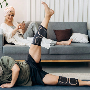 Copper Knee Brace Compression Sleeves for Support and Relief
